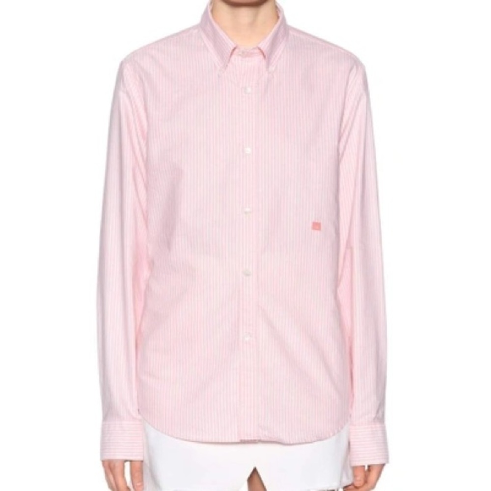 ACNE STUDIOS
Ohio Face Striped Cotton Shirt